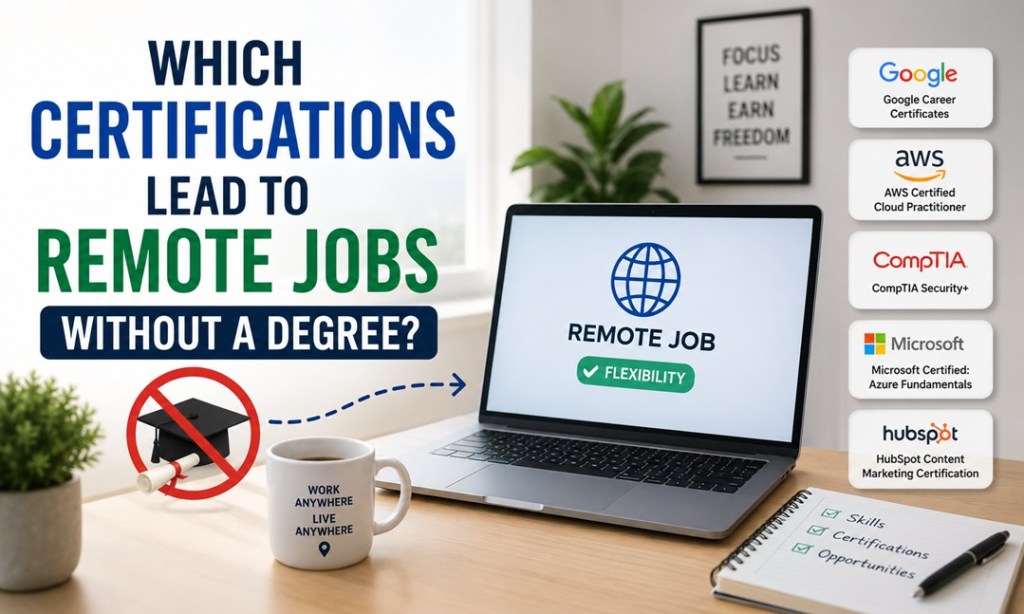 Certifications That Actually Lead to Remote Jobs — No Degree&nbsp;Required