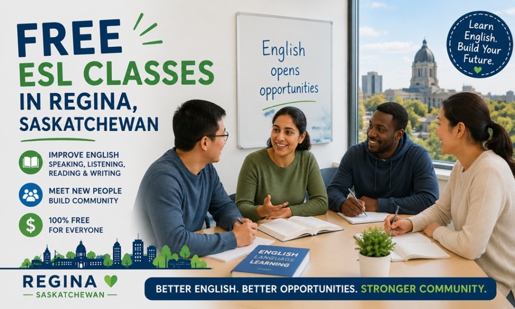 Free ESL Classes in Regina Saskatchewan — A Newcomer’s Real&nbsp;Guide